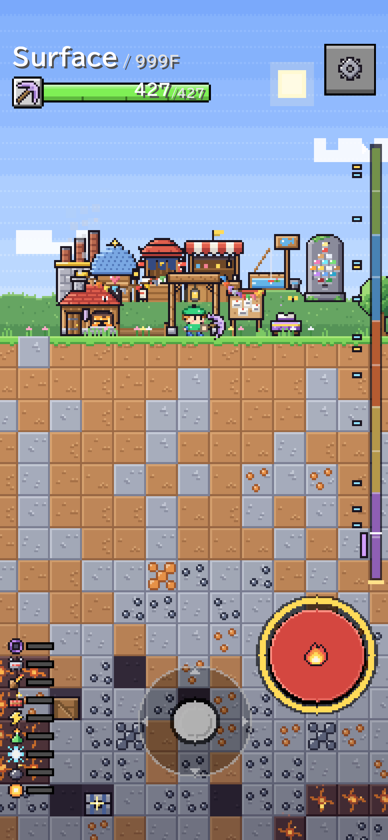 Set out from your base on the surface