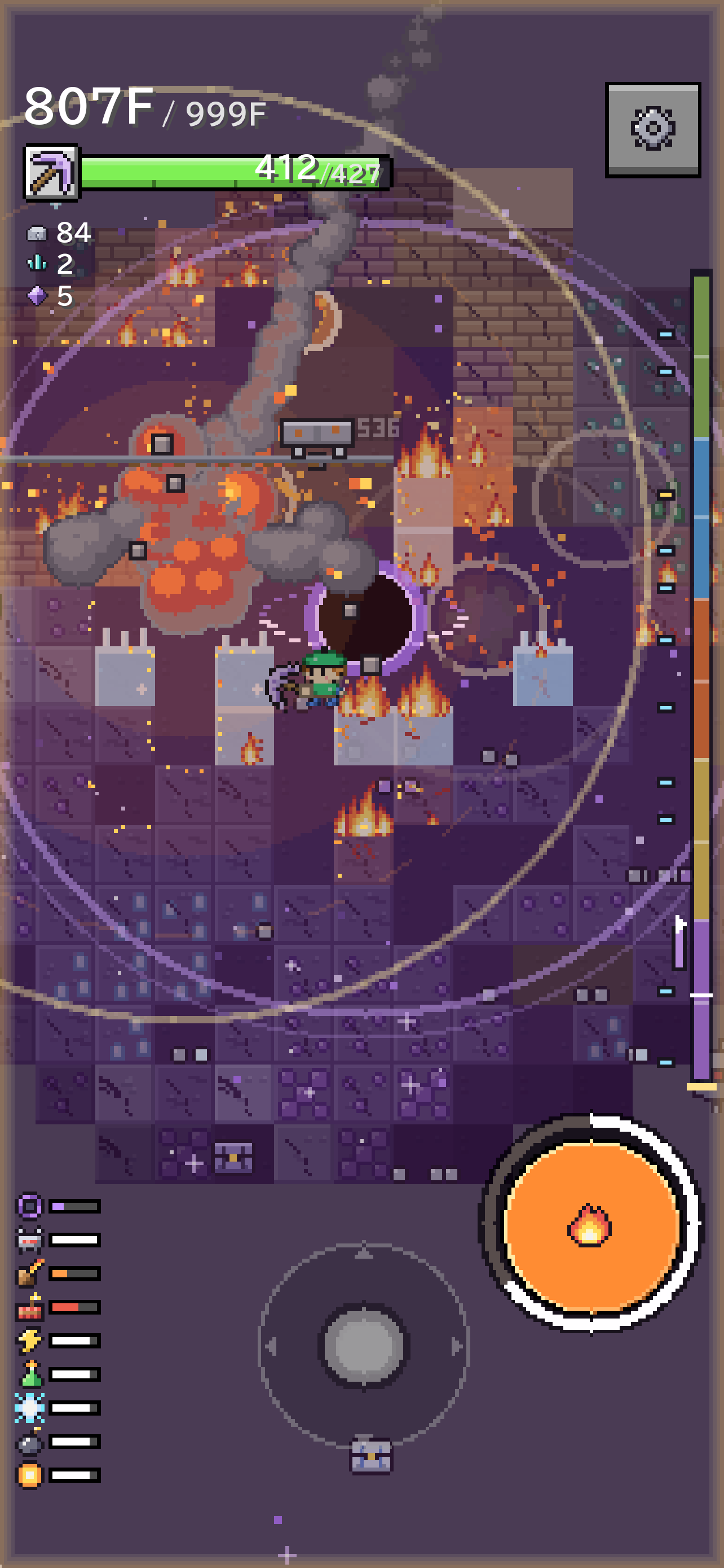 Dig on with abilities